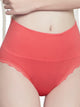 Women's Seamless Elastic Lace Panties  Butt Lifting Waist Controlling High Waist Female Briefs Ladies' Underpants 5 Colors