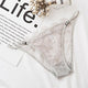 Women's Sexy Briefs Lace Thin Belt Adjustable Panties Transparent Hollow Out Comfortable Panties Briefs