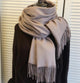 Women solid color cashmere scarves with tassel lady spring autumn thin long scarf high quality female shawl hot sale men scarf