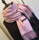 Women solid color cashmere scarves with tassel lady spring autumn thin long scarf high quality female shawl hot sale men scarf