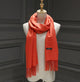 Women solid color cashmere scarves with tassel lady spring autumn thin long scarf high quality female shawl hot sale men scarf
