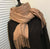 Women solid color cashmere scarves with tassel lady spring autumn thin long scarf high quality female shawl hot sale men scarf