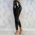 Womens Lady Strethcy Shiny PU Leather Leggings Black Trouser Pants Bottoms Fitness Exercise Pants Long Trouser pantalon mujer
