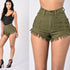 Womens Sexy Jeans Shorts Summer Booty Shorts Mini Denim Short Ladies Casual Jean Black Shorts Vintage K85