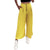 Womens Summer High Quality Casual Holiday Street Palazzo Trousers S-XL High Waist Solid Modis Buttons Wide Leg Pants Ladies 2019