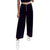 Womens Summer High Quality Casual Holiday Street Palazzo Trousers S-XL High Waist Solid Modis Buttons Wide Leg Pants Ladies 2019