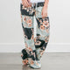 Wontive 2019 Women's Pants Loose Floral Print Drawstring Casual Wide Leg Pants Female Summer Trousers Long Sweatpants Plus Size