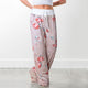 Wontive 2019 Women's Pants Loose Floral Print Drawstring Casual Wide Leg Pants Female Summer Trousers Long Sweatpants Plus Size