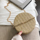 Woven Round Bag For Women 2019 Summer New Crossbody Bags Fashion Small Chain Purses and Handbags Ladies Fashion Shoulder Bag