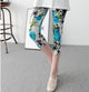 YRRETY Women Calf-Length Print Pants Women Capris High Waist Sexy Leggings Women Pantalones Soft Pants Women Summer Leggings