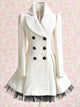 ZOGAA Trench Coat For Women Spring Coat Double Breasted Lace Casaco Feminino Autumn Outerwear Abrigos Mujer
