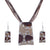 AlphaGal Fashion African Jewelry Set 2019 Leather Chain Enamel Gem Jewelry Sets for Party Bridal Jewelry Sets Summer Jewelry
