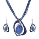 AlphaGal Fashion African Jewelry Set 2019 Leather Chain Enamel Gem Jewelry Sets for Party Bridal Jewelry Sets Summer Jewelry