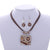 AlphaGal Fashion African Jewelry Set 2019 Leather Chain Enamel Gem Jewelry Sets for Party Bridal Jewelry Sets Summer Jewelry