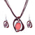 AlphaGal Fashion African Jewelry Set 2019 Leather Chain Enamel Gem Jewelry Sets for Party Bridal Jewelry Sets Summer Jewelry