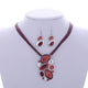 AlphaGal Fashion African Jewelry Set 2019 Leather Chain Enamel Gem Jewelry Sets for Party Bridal Jewelry Sets Summer Jewelry