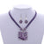 AlphaGal Fashion African Jewelry Set 2019 Leather Chain Enamel Gem Jewelry Sets for Party Bridal Jewelry Sets Summer Jewelry
