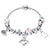 AlphaGal Pink Crystal Charm Silver Bracelets & Bangles for Women With Aliexpress Murano Beads Silver Bracelet Femme Jewelry