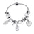 AlphaGal Pink Crystal Charm Silver Bracelets & Bangles for Women With Aliexpress Murano Beads Silver Bracelet Femme Jewelry