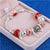 AlphaGal Pink Crystal Charm Silver Bracelets & Bangles for Women With Aliexpress Murano Beads Silver Bracelet Femme Jewelry