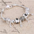 AlphaGal Pink Crystal Charm Silver Bracelets & Bangles for Women With Aliexpress Murano Beads Silver Bracelet Femme Jewelry