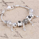 AlphaGal Pink Crystal Charm Silver Bracelets & Bangles for Women With Aliexpress Murano Beads Silver Bracelet Femme Jewelry