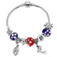 AlphaGal Pink Crystal Charm Silver Bracelets & Bangles for Women With Aliexpress Murano Beads Silver Bracelet Femme Jewelry