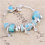 AlphaGal Pink Crystal Charm Silver Bracelets & Bangles for Women With Aliexpress Murano Beads Silver Bracelet Femme Jewelry