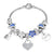 AlphaGal Pink Crystal Charm Silver Bracelets & Bangles for Women With Aliexpress Murano Beads Silver Bracelet Femme Jewelry