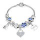 AlphaGal Pink Crystal Charm Silver Bracelets & Bangles for Women With Aliexpress Murano Beads Silver Bracelet Femme Jewelry