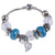 AlphaGal Pink Crystal Charm Silver Bracelets & Bangles for Women With Aliexpress Murano Beads Silver Bracelet Femme Jewelry
