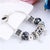 AlphaGal Pink Crystal Charm Silver Bracelets & Bangles for Women With Aliexpress Murano Beads Silver Bracelet Femme Jewelry