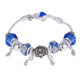 AlphaGal Pink Crystal Charm Silver Bracelets & Bangles for Women With Aliexpress Murano Beads Silver Bracelet Femme Jewelry