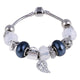 AlphaGal Pink Crystal Charm Silver Bracelets & Bangles for Women With Aliexpress Murano Beads Silver Bracelet Femme Jewelry