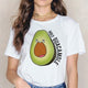 avocado funny t shirt women vegan femme ulzzang clothes tshirt top tee shirt korean female t-shirt cartoon harajuku print summer
