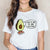 avocado funny t shirt women vegan femme ulzzang clothes tshirt top tee shirt korean female t-shirt cartoon harajuku print summer