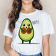avocado funny t shirt women vegan femme ulzzang clothes tshirt top tee shirt korean female t-shirt cartoon harajuku print summer