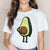 avocado funny t shirt women vegan femme ulzzang clothes tshirt top tee shirt korean female t-shirt cartoon harajuku print summer