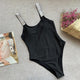 backless one piece swimsuit 2019 shiny straps swimwear bathing suit women monokini maillot de bain femme une piece badpak dames