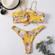 bikinis 2019 mujer Summer Sexy Women Bikini Set Sunflower Print Padded Swimwear Bathing Swimsuit Beachwear maillot de bain femme