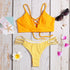 bikinis 2019 mujer Summer WWomen's Bikini Cut Flower Two Piece Swimsuit Pushups Swimwear Beachwear maillot de bain femme biquini
