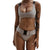 bikinis 2019 mujer Women Sexy Leopard Print Swimwear Belt Buckle Suit Beachwear maillot de bain femme bathing suit