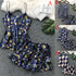 high quality Womens Sexy Satin Print Sling Sleepwear Lingerie Nightwear Underwear Set 2019 Gift