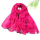 hot 2019 new brand women scarf spring summer silk scarves shawls and wraps lady pashmina beach stoles hijab foulard
