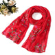 hot 2019 new brand women scarf spring summer silk scarves shawls and wraps lady pashmina beach stoles hijab foulard