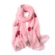 hot 2019 new brand women scarf spring summer silk scarves shawls and wraps lady pashmina beach stoles hijab foulard