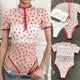maillot de bain femme 2019 3PCS Women Bikini Set knot Love Print Padded Sport Swimwear Swimsuit Beachwear maillot de bain femme