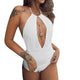 maillot de bain femme 2019 Female Sexy Swimsuit Bikini Pure-coloured Conjoined Swimsuit Bikini maillot de bain femme