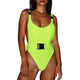 maillot de bain femme 2019 Summer Women Sexy Wave Leopard Print Can Adjust Buckle Beach Linkage Swimsuit swimwear dropshipping