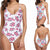 maillot de bain femme 2019 Summer Women's Print One-piece Swimsuit Fashion Swimwear Beachwear Bikini maillot de bain femme